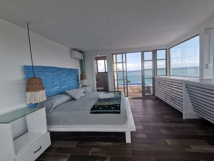 Bonita Habitacion Con Pequena Piscina A Aire Libre Puerto Morelos Exterior foto